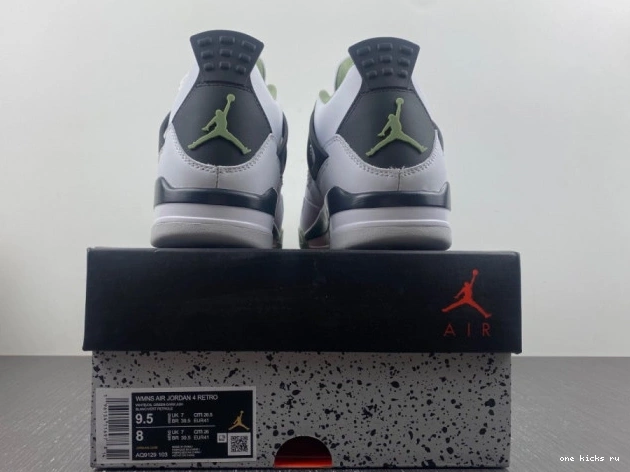 Chep Onekick Seafoam Jordan AQ9129-103 Air 4 WMNS 0811